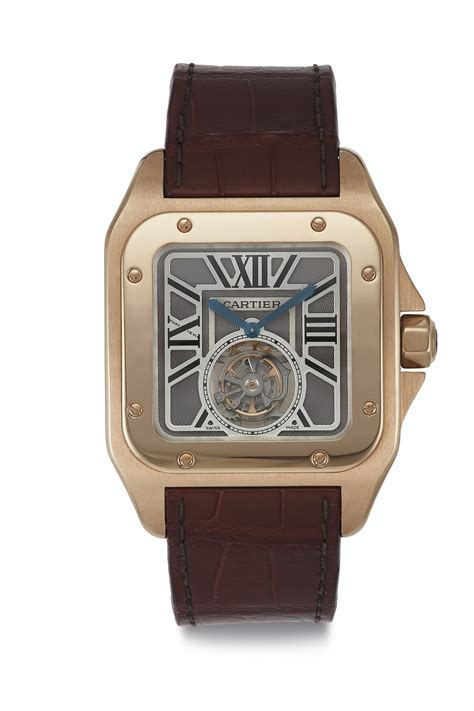 SIGNED CARTIER, SANTOS 100 MODEL, 